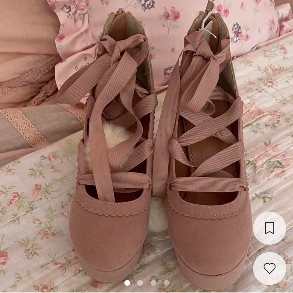 NWT LIZ LISA ballerina heels 🎀💗